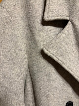 Abrigo Lana Manteco Zara Beige