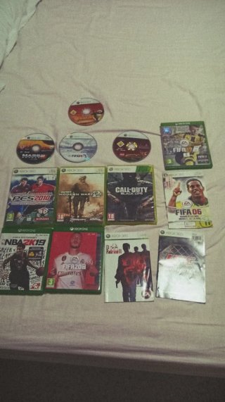 Lote Juegos Xbox 360: FIFA, Call of Duty, NBA