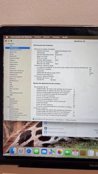 MacBook Air 13 2020 Oro