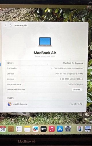 MacBook Air 13 2020 Oro