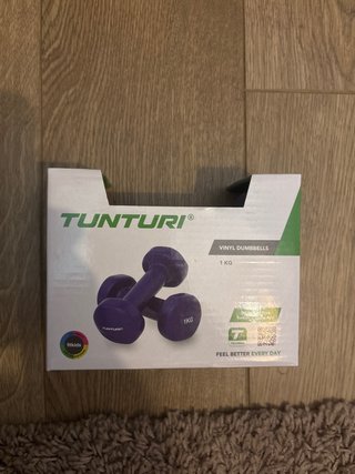 Tunturi Mancuernas Vinilo 1kg (Par)