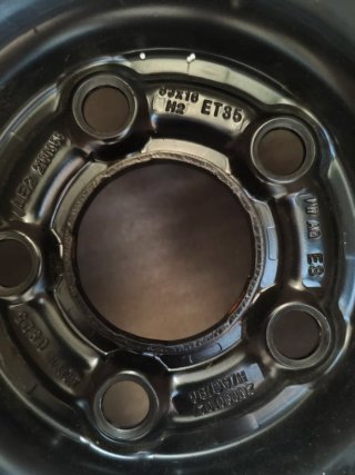 Llantas de chapa VW 16 con tapacubos