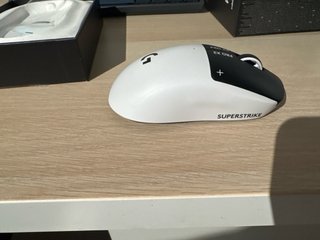 Logitech Pro X2 Superstrike Mouse Preto/Branco