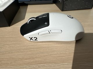 Logitech Pro X2 Superstrike Mouse Preto/Branco