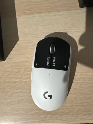 Logitech Pro X2 Superstrike Mouse Preto/Branco