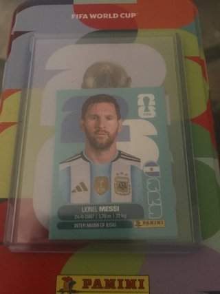Cromo Lionel Messi Mundial FIFA Panini