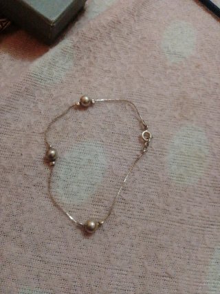 Pulsera de Plata con Bolas