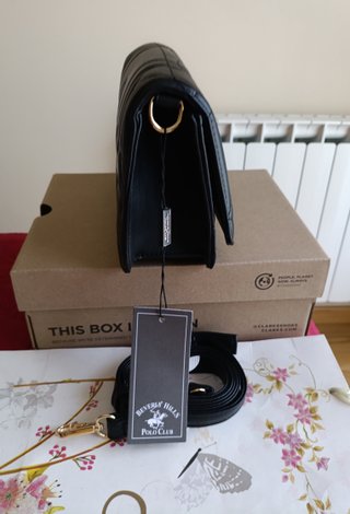 Bandolera Beverly Hills Polo Club Negra