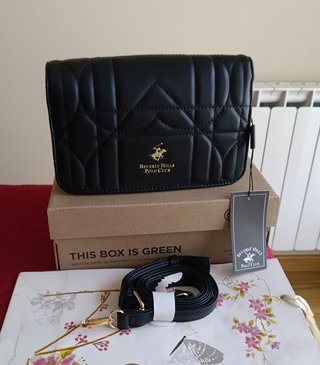Bandolera Beverly Hills Polo Club Negra