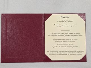 Certificato Cartier Gioielleria Oro 750