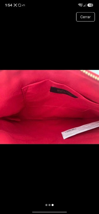 Bolso/Clouch Rojo Sfera Acolchado.Con etiquetas!