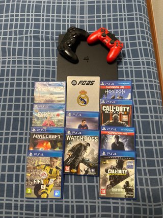 PS4 + 11 Juegos + 2 Mandos