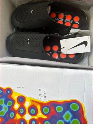 Nike Mind 001 Talla 39 Negro Naranja