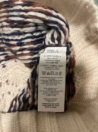 Chaqueta de punto oversize para mujer