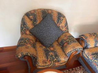 Sofá cama y 2 sillones salón