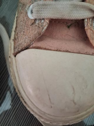 Scarpe da ginnastica ragazza rosa e argento