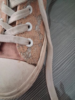 Scarpe da ginnastica ragazza rosa e argento
