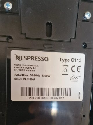 Nespresso CitiZ C113 argento