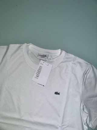 T-shirt Lacoste Branca Tamanho L