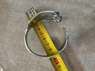 Brazalete tenedor antiguo hecho a mano