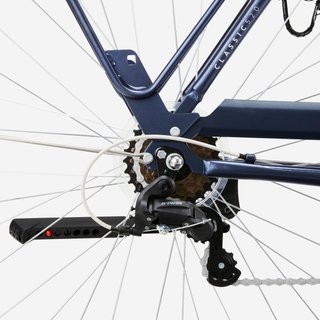 Bicicleta urbana clásica cuadro bajo 28 pulgadas 6 V Elops