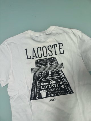 T-shirt Lacoste Estampada Tamanho L