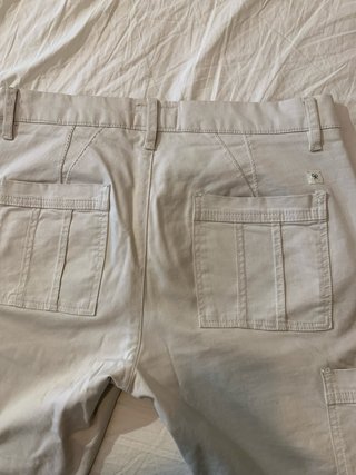 Pantalones cargo Silbon beige talla 42