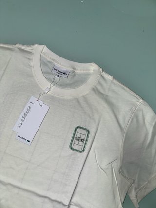 T-shirt Lacoste Branco Renda L
