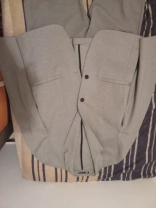 Traje completo Zara Gris Talla L