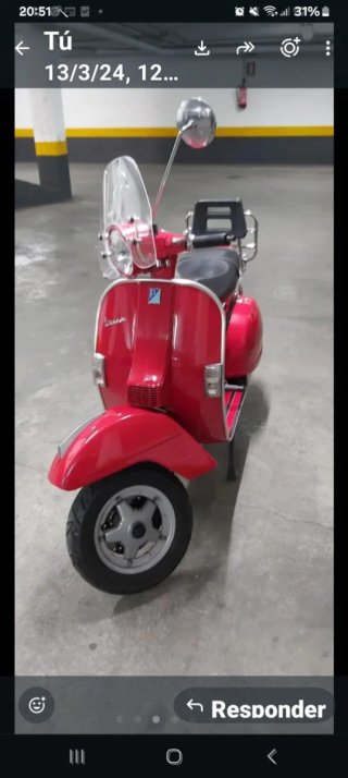 Vespa PX 150 Roja