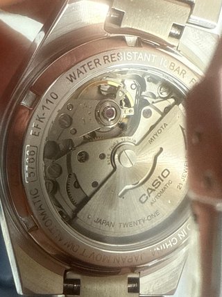Casio Edifice Automático Madre Perla 38mm full set