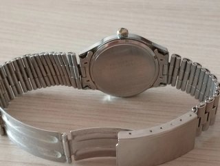 Orologio Roubier vintage argento e bianco