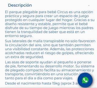 Parque infantil plegable Brevi