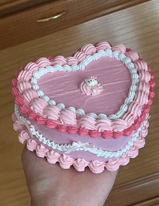 Joyero Tarta Corazón Hello Kitty Rosa
