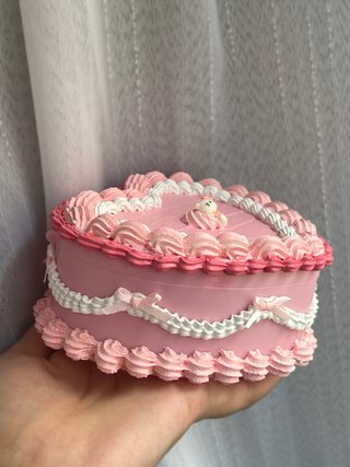 Joyero Tarta Corazón Hello Kitty Rosa