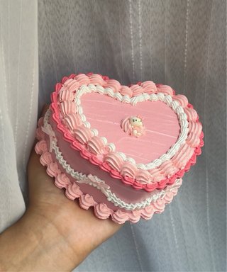 Joyero Tarta Corazón Hello Kitty Rosa