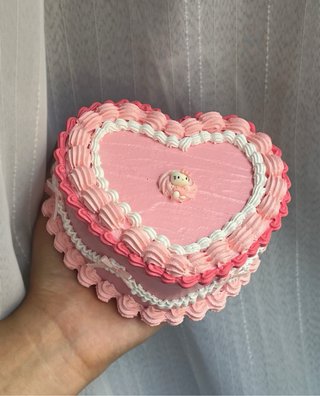 Joyero Tarta Corazón Hello Kitty Rosa