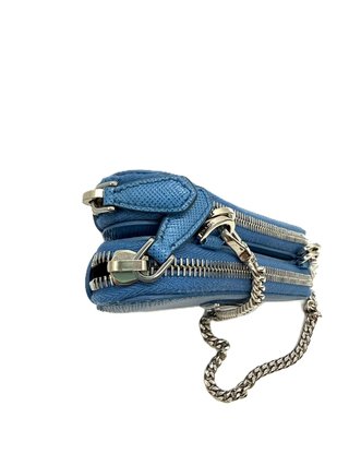 Bolso Prada Micro Triangle Azul
