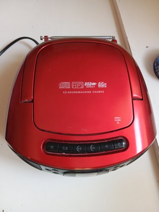 Reproductor CD Radio Cassette Sunstech