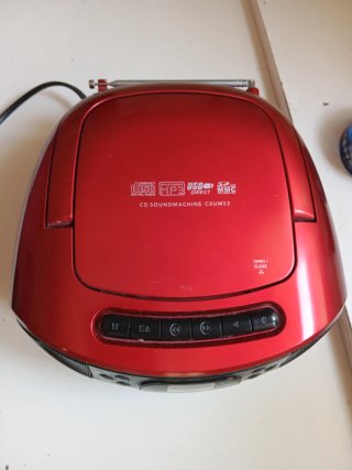 Reproductor CD Radio Cassette Sunstech