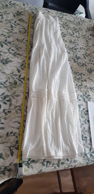Falda larga blanca estilo ibicenco Talla M