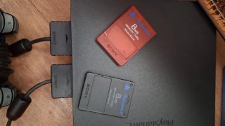 PlayStation 2 Fat Negra + Accesorios. +3 Juegos.