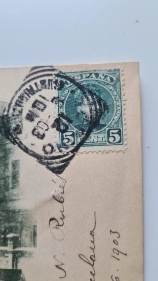 2 Tarjetas Postales Antiguas 1903 y 1930