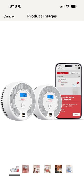 X-Sense Smart Smoke and Carbon Monoxide Detector W