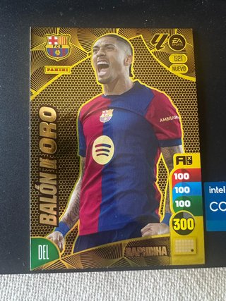 Panini Balón de Oro Raphinha 521 Nuevo