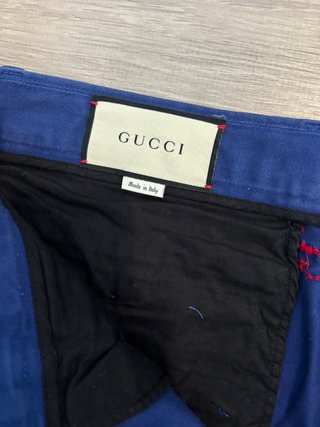 Pantalones Gucci Azul Talla 52
