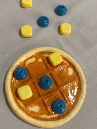 Juego 3 en raya pancake