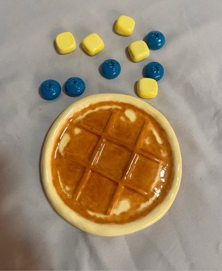 Juego 3 en raya pancake