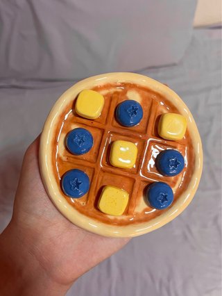 Juego 3 en raya pancake