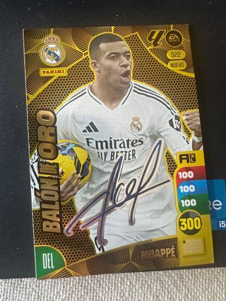 Balón de Oro Mbappé Firmado 2024-2025